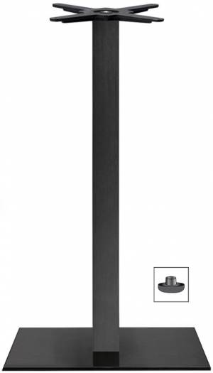 Подстолье металлическое барное Tiffany черный 600х400х1090 мм