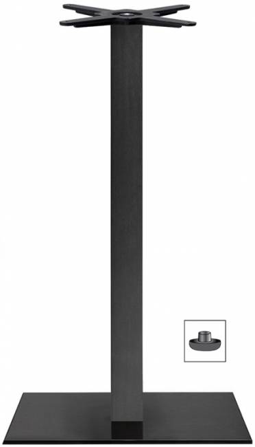 Подстолье металлическое барное Tiffany черный 600х400х1090 мм