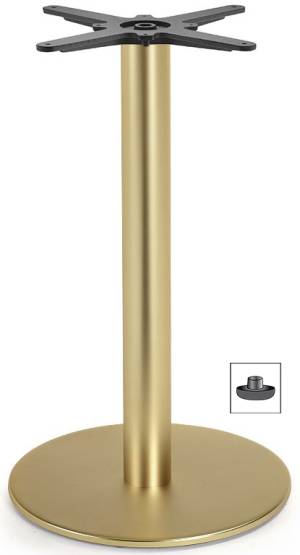 Подстолье металлическое Tiffany сатинированная латунь Ø450х730 мм