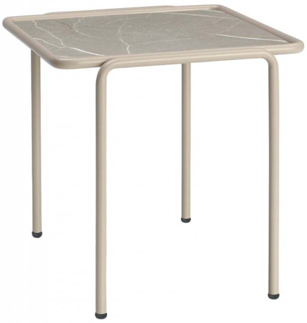 Столик кофейный металлический Dress Code тортора, камень 450х410х400 мм Столик кофейный металлический Dress Code тортора, камень 450х410х400 мм