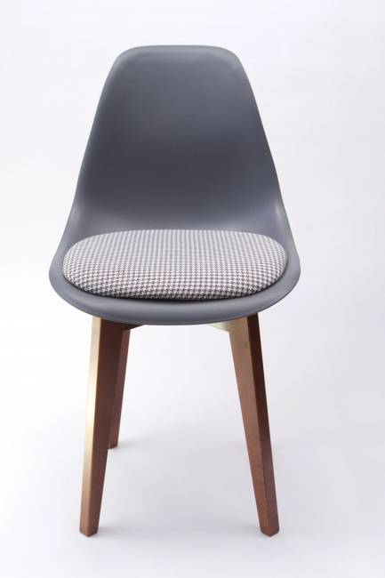 Стул Сашш орех /серый, серый ГЛ Стул Сашш орех /серый, серый ГЛ