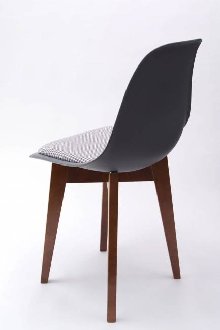 Стул Сашш орех /серый, серый ГЛ Стул Сашш орех /серый, серый ГЛ