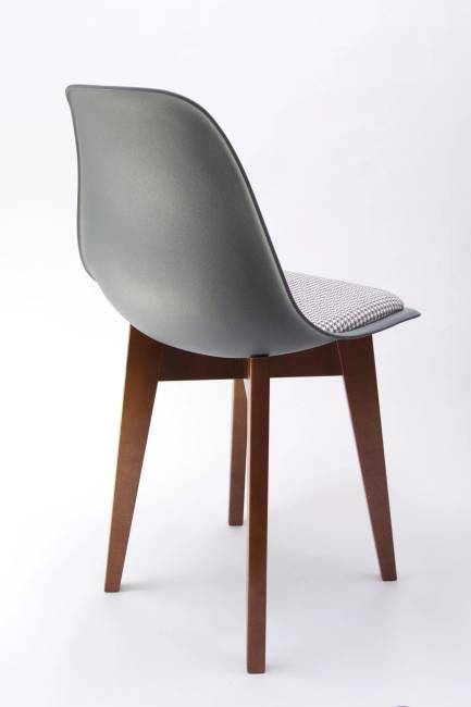 Стул Сашш орех /серый, серый ГЛ Стул Сашш орех /серый, серый ГЛ