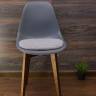 Стул Сашш орех /серый, серый ГЛ Стул Сашш орех /серый, серый ГЛ