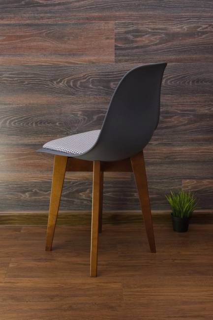 Стул Сашш орех /серый, серый ГЛ Стул Сашш орех /серый, серый ГЛ