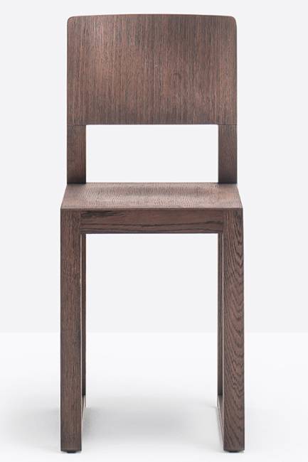 Стул деревянный Brera винтажный орех 350х425х805 мм