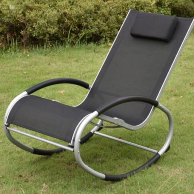 Кресло-качалка Garden Way Vuitton Black