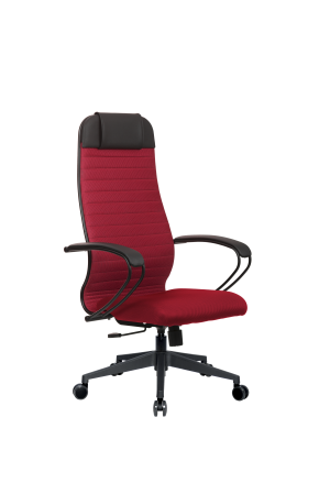 Кресло МЕТТА-21(MPRU)/подл.130/осн.002, красный/красный