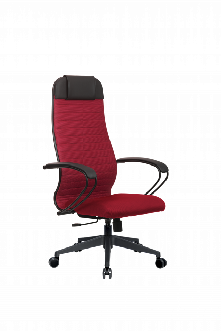 Кресло МЕТТА-21(MPRU)/подл.130/осн.002, красный/красный