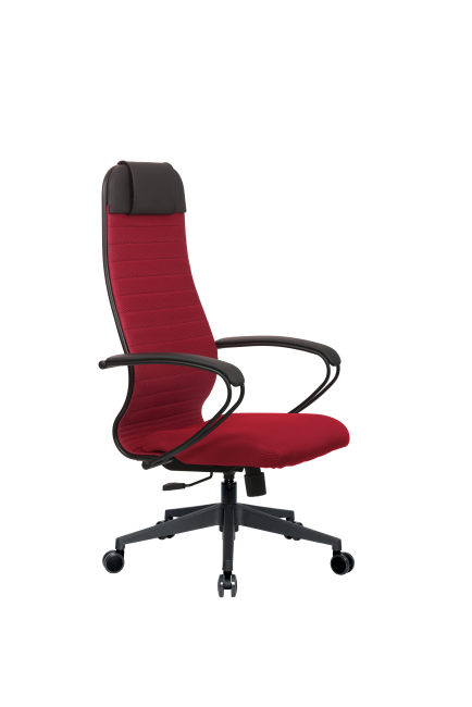 Кресло МЕТТА-21(MPRU)/подл.130/осн.002, красный/красный