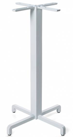 Подстолье металлическое барное Fiore High белый 475х475х1070 мм