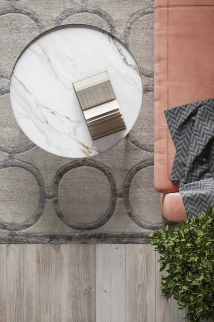 Стол журнальный "Ориндж", калакатта/хром