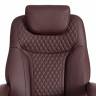 Кресло Trust (max) коричневый/коричневый стеганный/коричневый кож/зам