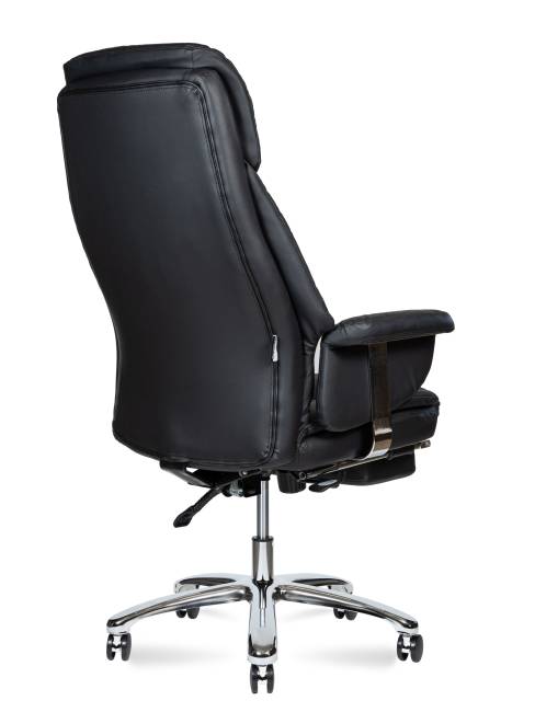 Кресло офисное / Парламент / черная кожа