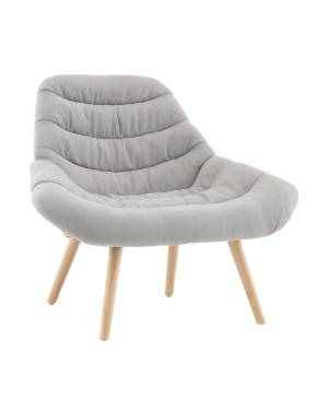 Кресло Олби Страйпс светло-серый