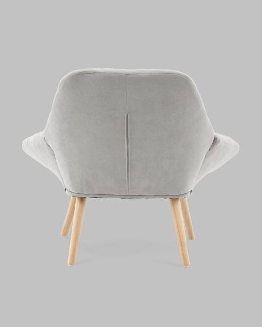 Кресло Олби Страйпс светло-серый