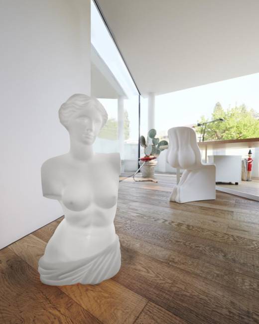 Светильник пластиковый Венера Venus Lighting белый 400х300х700 мм Светильник пластиковый Венера Venus Lighting белый 400х300х700 мм