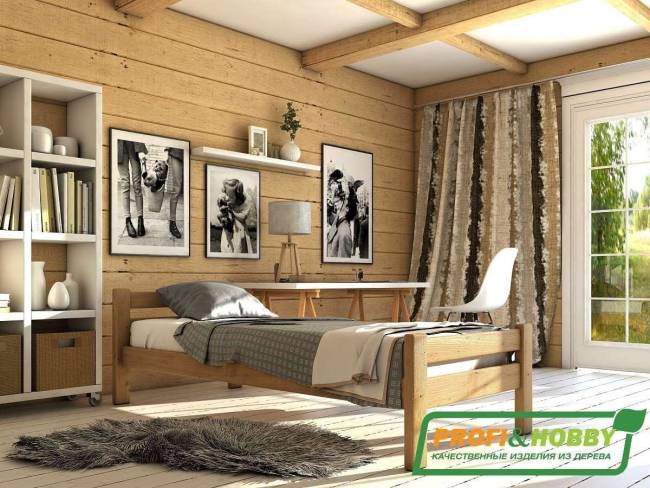 Кровать деревянная "Классика" 800 х 2000, сосна