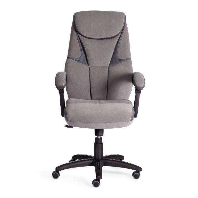 Кресло CAMBRIDGE флок/ткань, серый, 29/12 серый флок/ткань