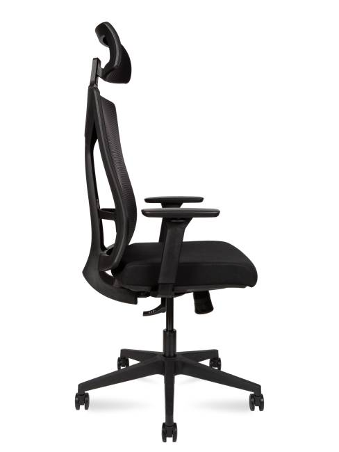 Кресло офисное / Бостон SL / черная сетка / черная ткань / черный пластик / чернная крестовина Кресло офисное / Бостон SL / черная сетка / черная ткань / черный пластик / чернная крестовина