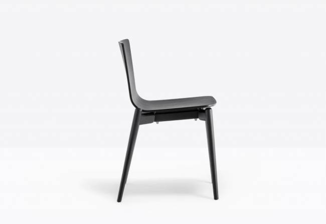 Стул деревянный Malmo черный ясень 510х510х780 мм Стул деревянный Malmo черный ясень 510х510х780 мм