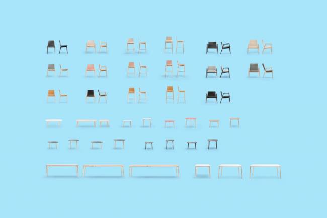 Стул деревянный Malmo черный ясень 510х510х780 мм Стул деревянный Malmo черный ясень 510х510х780 мм