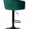 Стул барный DOBRIN DARCY BLACK, зеленый велюр (1922-9)