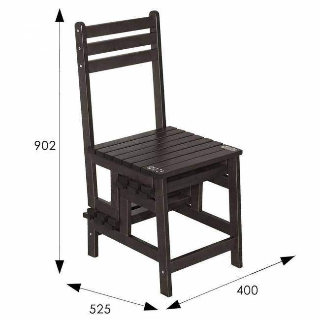 Стул-стремянка Массив венге