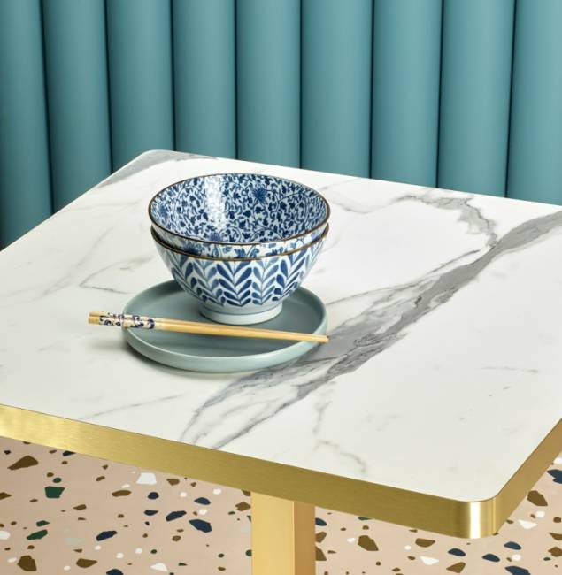 Подстолье металлическое барное Tiffany латунь 400х400х1090 мм