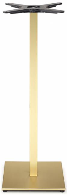 Подстолье металлическое барное Tiffany латунь 400х400х1090 мм