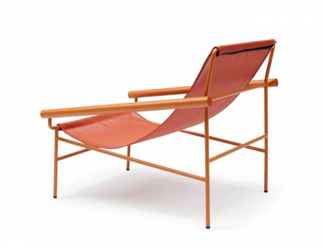 Кресло лаунж металлическое Dress Code Basic Outdoor терракотовый 750х860х745 мм