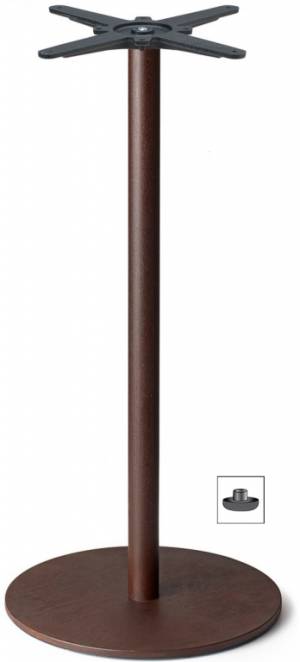 Подстолье металлическое барное Tiffany кортен Ø450х1090 мм