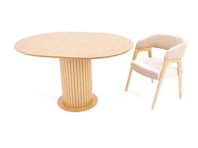 Стол Пурр К 100 натур раскладной