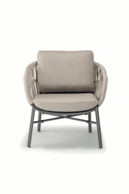 Комплект плетеной мебели Tahiti антрацит, серый, тортора Комплект плетеной мебели Tahiti антрацит, серый, тортора