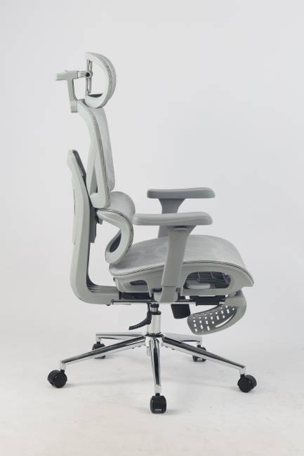 Кресло офисное TopChairs Vertus серая сетка