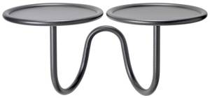 Подставка для цветов настенная Mimosa антрацит 420х215х230 мм