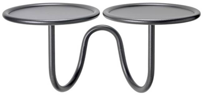 Подставка для цветов настенная Mimosa антрацит 420х215х230 мм Подставка для цветов настенная Mimosa антрацит 420х215х230 мм