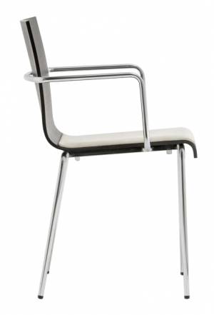 Кресло деревянное с обивкой Kuadra XL 530х540х800 мм