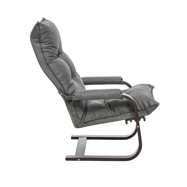 Кресло-трансформер Leset Оливер Венге текстура Malmo 95 (темно-серый)