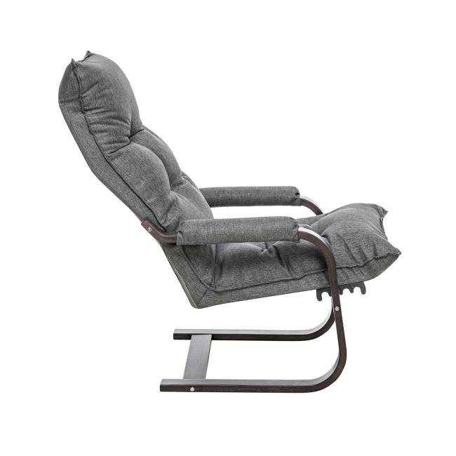 Кресло-трансформер Leset Оливер Венге текстура Malmo 95 (темно-серый)