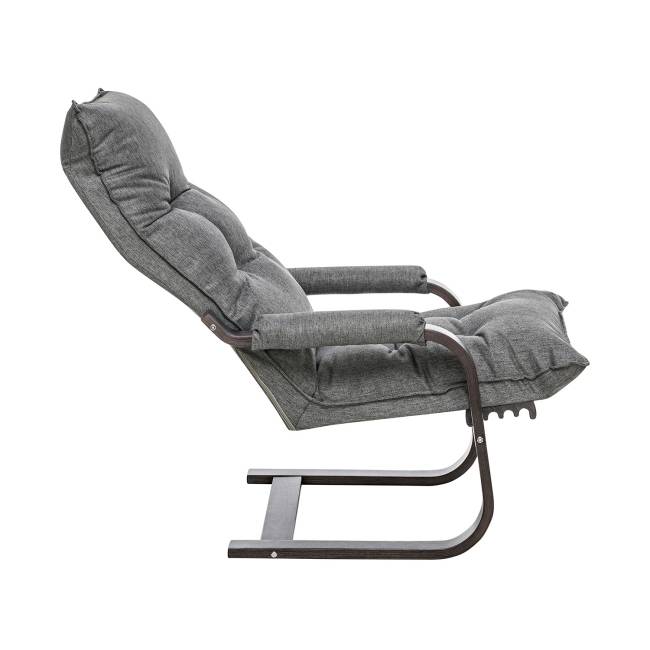 Кресло-трансформер Leset Оливер Венге текстура Malmo 95 (темно-серый)