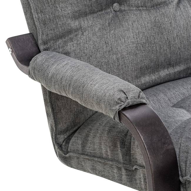 Кресло-трансформер Leset Оливер Венге текстура Malmo 95 (темно-серый)
