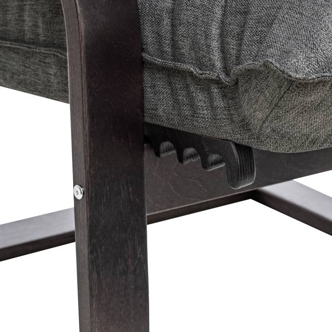 Кресло-трансформер Leset Оливер Венге текстура Malmo 95 (темно-серый)