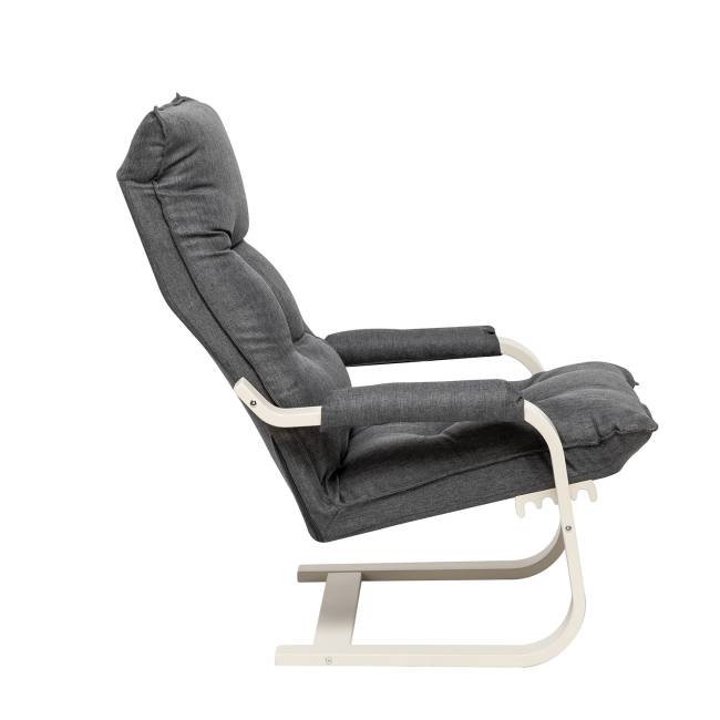 Кресло-трансформер Leset Оливер Слоновая кость Malmo 95 (темно-серый)