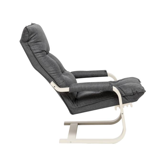 Кресло-трансформер Leset Оливер Слоновая кость Malmo 95 (темно-серый)