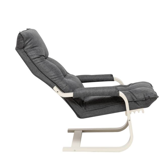 Кресло-трансформер Leset Оливер Слоновая кость Malmo 95 (темно-серый)