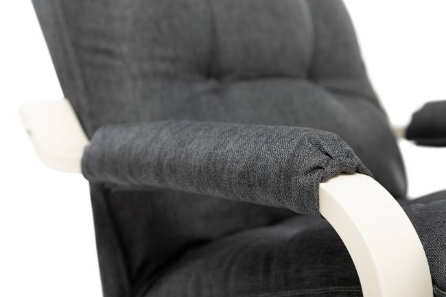 Кресло-трансформер Leset Оливер Слоновая кость Malmo 95 (темно-серый)