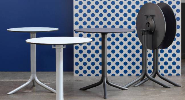 Подстолье металлическое складное Flute антрацит 590х510х730 мм