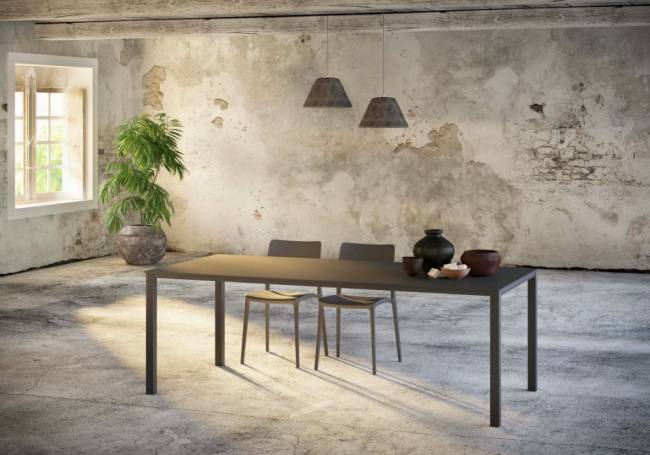 Столешница прямоугольная Solid Compact 1390x690 черный 1390х690х12 мм