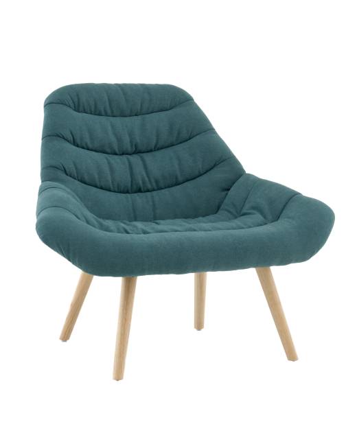 Кресло Олби Страйпс тёмно-бирюзовый